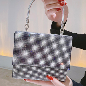 Women's Dinner Clutch Bag Solid Color <b>Box</b> Fashion All-<b>match</b> Wedding Suit Handbag Custom Wholesale Evening Party Bags - Product Image 1