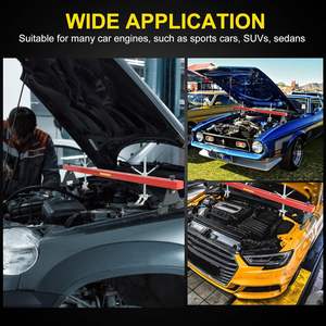 Herramienta de reparación de carrocería de <span class=keywords><strong>coche</strong></span> de 1,5 m/59 pulgadas, barra de soporte de motor, barra transversal de capacidad de 1100 libras, soporte de elevación de 2 puntos, Doble - Product Image 6