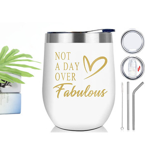 Vaso Térmico Personalizado de Acero Inoxidable con Doble Pared y Aislamiento al Vacío, 12 oz, Forma de Huevo, para Café/Vino/Cerveza, con Pantalla LED de Temperatura - Product Image 1