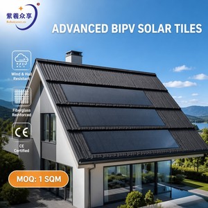 Tejas Solares Fotovoltaicas BIPV Avanzadas, Panel Solar para Techo de Plástico Reforzado con Fibra de Vidrio para Villas y Uso Comercial - Product Image 1