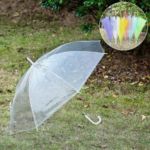 XJ635 Wholesale High Quality Outdoor clear <b>Umbrella</b> <b>Windproof</b> Transparent <b>Umbrella</b> With Logo for Advertising Promotion - Product Image 2