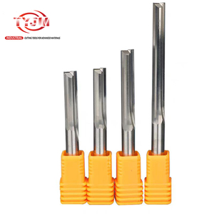 TYJM 2-Flauta Reta Carbide End Mill Madeira <span class=keywords><strong>CNC</strong></span> <span class=keywords><strong>Router</strong></span> <span class=keywords><strong>Bits</strong></span> 3.175mm 4mm 6mm Fábrica Reta Slot Bit Fresas OEM - Product Image 2