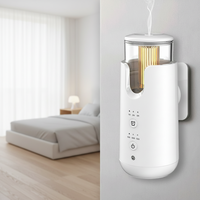 Diffuseur d'huiles essentielles sans eau à fixation murale avec lumière ambiante LED