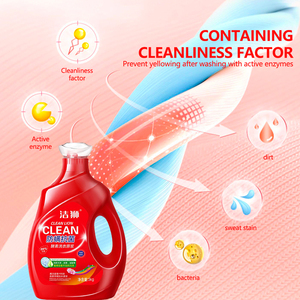 Rojo gran capacidad <span class=keywords><strong>5</strong></span> <span class=keywords><strong>litros</strong></span> contenedor de plástico <span class=keywords><strong>detergente</strong></span> <span class=keywords><strong>líquido</strong></span> <span class=keywords><strong>detergente</strong></span> para la ropa al por mayor ropa fresca lavado a mano - Product Image 2
