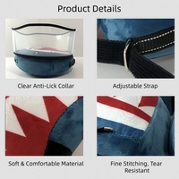 Personnalisé détachable post opératoire anti léchage protecteur animal chat chien collier cône élisabéthain gonflable
