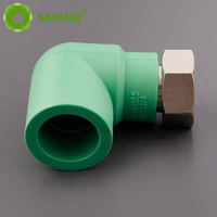 20x1/2 "-32x1" SAM-UK PPR UNION COUDE Eau Ppr Raccord de tuyau de plomberie Coude de compression Noms du raccord de tuyau Ppr