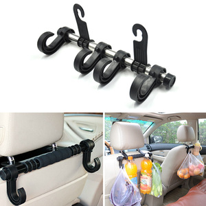 Interior Kits <b>Car</b> Seat Back <b>Hooks</b> & Hangers 4 PP Material Extended 30cm Headrest Storage - Product Image 4