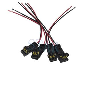 Enchufe negro personalizado adecuado para automóvil Vehículo Conector de 2 pines Arnés de cables - Product Image 1