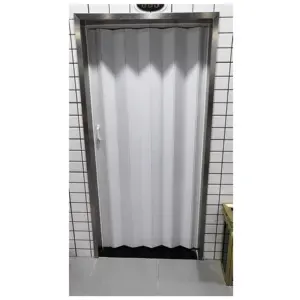 Porta do banheiro Porta dobrável PVC acordeão