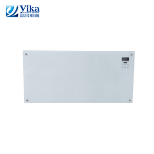 <span class=keywords><strong>Radiateur</strong></span> chauffant électrique <span class=keywords><strong>en</strong></span> <span class=keywords><strong>verre</strong></span>, thermostat réglable, panneau convexe, avec roues - Product Image 2