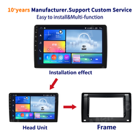 Meihua Android GPS tableau de bord stéréo Radio panneau pour lecteur DVD pour Mercedes Benz Vito 2014-2018 Mazo De Cables autoradio 1 an