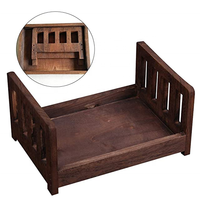 Kinder bett Baby Fotos Kleine Holzbett Posen Baby Neugeborene Requisiten Fotografie Requisiten Baby Photo Studio Requisiten Fotos