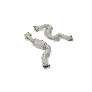 Tuyau de descente CSZ 200 Cell Cat pour tuyau de descente <span class=keywords><strong>Audi</strong></span> S6 <span class=keywords><strong>RS6</strong></span> S7 RS7 C7 avec tuyaux d'échappement de bouclier thermique - Product Image 1