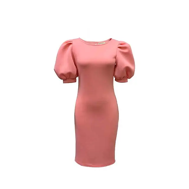 Offre Spéciale Bulle À Manches Courtes D'o-Cou Wrap Hanche De Banquet Moulante Mini Fille élégante Jupe Sexy Supplémentaire Taille Femmes Robes D'été