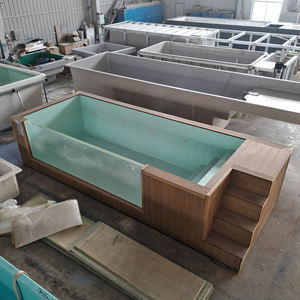 Grande piscine hors sol en acrylique pour l'extérieur, jacuzzi en fibre de verre, piscine portable pour enfants, piscine en fibre de verre, piscine en conteneur - Product Image 5