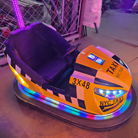 Nouvelles Voitures Tamponneuses Électriques à LED RGB Style Course Taxi pour Centres Commerciaux Intérieurs et Parcs d'Attractions pour Enfants