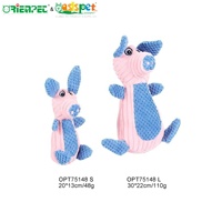 ORIENPET & OASISPET Jouet en peluche pour animaux de compagnie, lapin, jouet sonore, résistant aux morsures pour chien, interactif, vente en gros OPT75149 L Produit pour animaux de compagnie