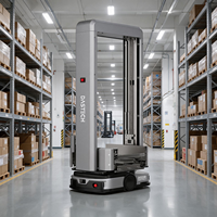 CTU AMR de haute précision |   Robot de manutention de conteneurs à navigation sans marqueurs Laser Slam |   Châssis omnidirectionnel avec accueil au niveau du millimètre