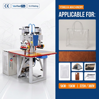 Machine de soudage haute fréquence 5KW à double tête, équipement de soudage PVC, soudeuse RF, machine de thermoscellage plastique
