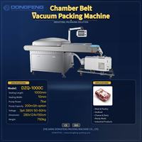 Machine d'emballage sous vide industrielle de grande taille pour l'emballage de viandes et de fromages, fournisseur direct du fabricant, solution personnalisée