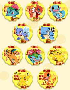 YQ Aimants de réfrigérateur en acrylique populaires et rares, thème Anime japonais Pokémon, Boîtes mystères mignonnes, Jouets de collection, Boîte booster de fan art mignonne, Cadeau - Product Image 2