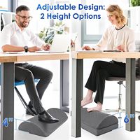 Repose-pieds sous l'oreiller de bureau mousse réglable bureau jeu maison repose-jambes coussin accessoires de bureau dos et hanche soulagement de la douleur
