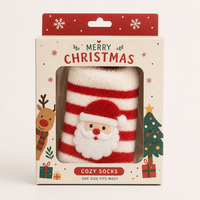 Scatola Espositiva Natalizia Personalizzata con Finestra in PVC Trasparente, Confezione Regalo Rigida, Vendita all'Ingrosso Diretta dalla Fabbrica, OEM ODM, Basso MOQ