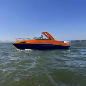 Yate Deportivo de Lujo de Fibra de Vidrio de 27 pies con Diseño de Cabina para 10 Personas, Bote de Pesca de 7.3 Metros con Control Remoto - Product Image 2