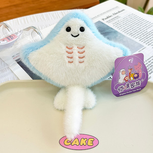 Boneka Plush Tema Laut Mini Lucu, Boneka Hewan Laut Kawaii, Figur Plush Kecil Lembut dan Mengembang, Hadiah - Product Image 5