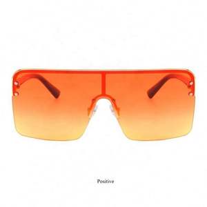 Gafas de Sol Cuadradas Extra Grandes 2019 para Mujer, Gafas de Sol de una Pieza, Gafas de Visión Nocturna - Product Image 2