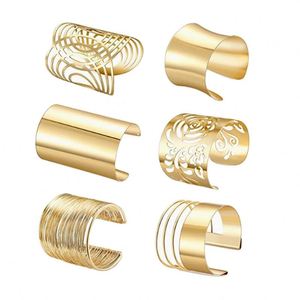 Brazalete de esqueleto chapado en oro de moda 2024, brazalete abierto ancho con cadena y ajuste cómodo para mujer - Product Image 1