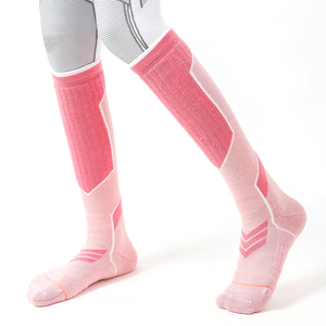 Chaussettes de sport thermiques chaudes antidérapantes en laine mérinos à semelle rembourrée, les plus vendues, pour le <span class=keywords><strong>ski</strong></span> et l'alpinisme - Product Image 1