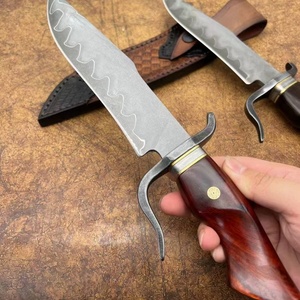 มีดต่อสู้ทางยุทธวิธีคุณภาพสูง ปรับแต่งได้ รุ่นเบรกกิ้งคลาวด์ส ใบมีดเหล็กกล้าไร้สนิมแบบคงที่ ด้ามไม้ มีดพกพาอุตสาหกรรมสำหรับกิจกรรมกลางแจ้ง - Product Image 4