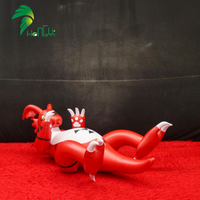 Dragon gonflable en PVC souple, modèle de dessin animé, jouet gonflable en forme de dragon