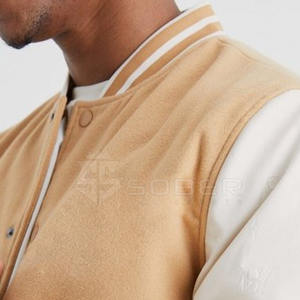 Veste à capuche légère à col montant en coton/laine pour hommes pour l'hiver Design personnalisé à la mode à séchage rapide - Product Image 3