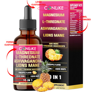 Gouttes liquides de magnésium sauvage OEM, extrait d'ashwagandha, de crinière de <span class=keywords><strong>lion</strong></span>, de ginseng, 99% d'ingrédients actifs, extraits de feuilles d'herbes, aliments santé - Product Image 6