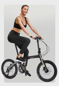 <span class=keywords><strong>Vélo</strong></span> <span class=keywords><strong>pliant</strong></span> <span class=keywords><strong>électrique</strong></span> <span class=keywords><strong>léger</strong></span> en fibre de carbone avec freins à disque hydrauliques 18 vitesses 250W 36V portable pour hommes et femmes - Product Image 3