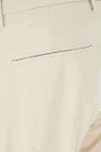 Meilleure vente Pantalon de créateur Briglia en coton stretch ivoire Pantalon pour homme décontracté à poches multiples - Product Image 3