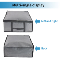 Sac de rangement, organiseurs souples, sac de rangement, ensemble de 2 vêtements, couverture, couette, couette, sac de rangement, conteneurs pour étagère de placard/vente en gros