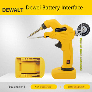 <span class=keywords><strong>Soldador</strong></span> Inalámbrico Portátil Recargable con Batería <span class=keywords><strong>de</strong></span> Litio, Pistola <span class=keywords><strong>de</strong></span> Soldadura <span class=keywords><strong>de</strong></span> <span class=keywords><strong>30W</strong></span> para Interfaz <span class=keywords><strong>de</strong></span> Batería Milwaukee Makita - Product Image 2