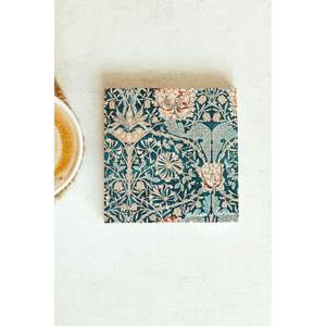 Ensemble de 4 sous-verres en pierre promotionnels de la série William Morris - Product Image 1