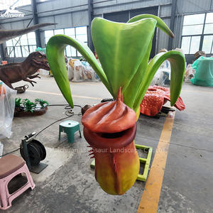 Modèle de plante de simulation statique élevée-Statue de Nepenthes réaliste pour la décoration de jardin et de jardin botanique Grande fleur carnivore - Product Image 6