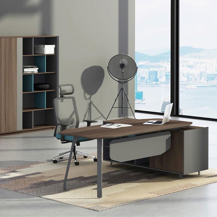 Gokeng Mobilier De Bureau Plus Récent unique en forme de L pdg bureau exécutif mobilier de bureau