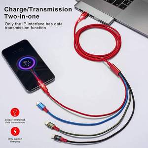 4 1 USB Fast Charging Cable Type-C/Micro/ Connectors <strong>Tinned</strong> Copper Conductor Nylon Jacket-Custom Logo Power Data for - Product Image 6