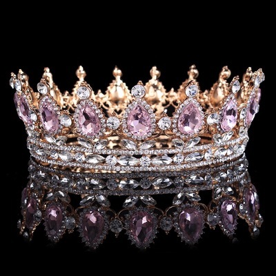 Lvsenlin Vintage Barock Royal Crown König Königin Produktbild-Vorschau 9