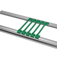 RDEKONO Rails de guidage accessoires type 1,8 mm 160 mm Rouge Clips ESD CPCI Composants de boîtier de sous-rack 64560-005 Schroff Nvent
