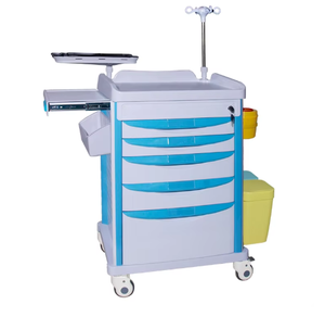 Op voorraad Fuda B-12 5 laden hoge opslag ABS verpleegkundige noodkamer medische <span class=keywords><strong>trolley</strong></span> voor ziekenhuis medische apparatuur - Product Image 4