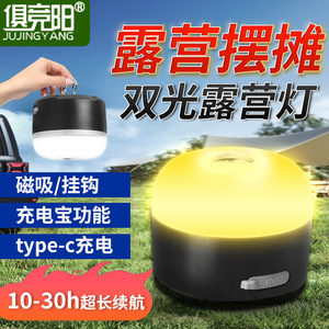 Camping Lamp Led Rechargeable Portable Magnetic Hook Outdoor Bright <b>Light</b> For Camping And Emergency Use - Product Image 5