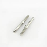 Stainless Steel Thread & Stud Terminal Wire Rope Fittings Rigging Hardware Cable Accessories Tightener Swageless Terminal M6/3mm