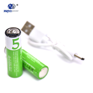 Batería Digital de Iones de Litio Cilíndrica Recargable por USB <span class=keywords><strong>AA</strong></span> 1.5V 2800mWh - Venta al por Mayor del Fabricante para Juguetes Electrónicos - Product Image 4